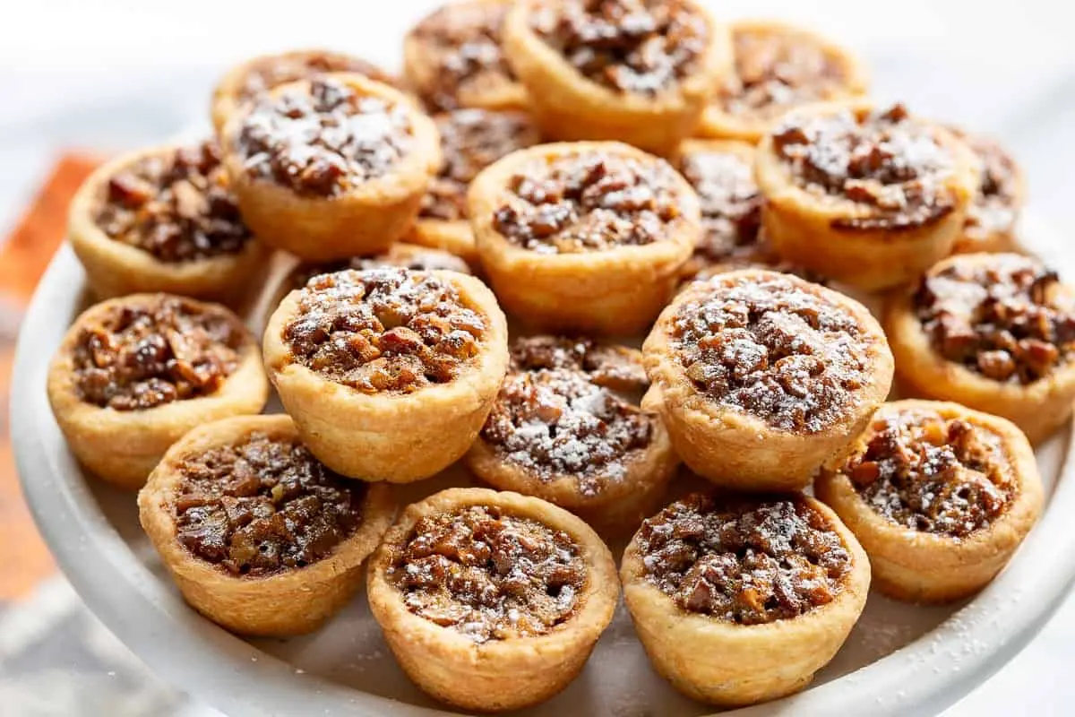 Pecan Tassies with Date Paste Instead of Sugar